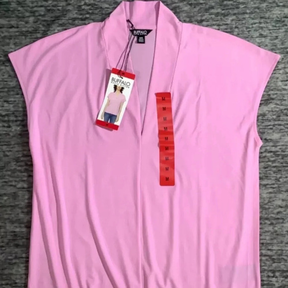 Buffalo Ladies' V-Neck Short Sleeve Blouse - Picture 6 of 13